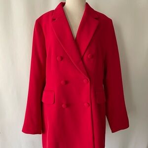 H&M Women's Vibrant Red Suit Set